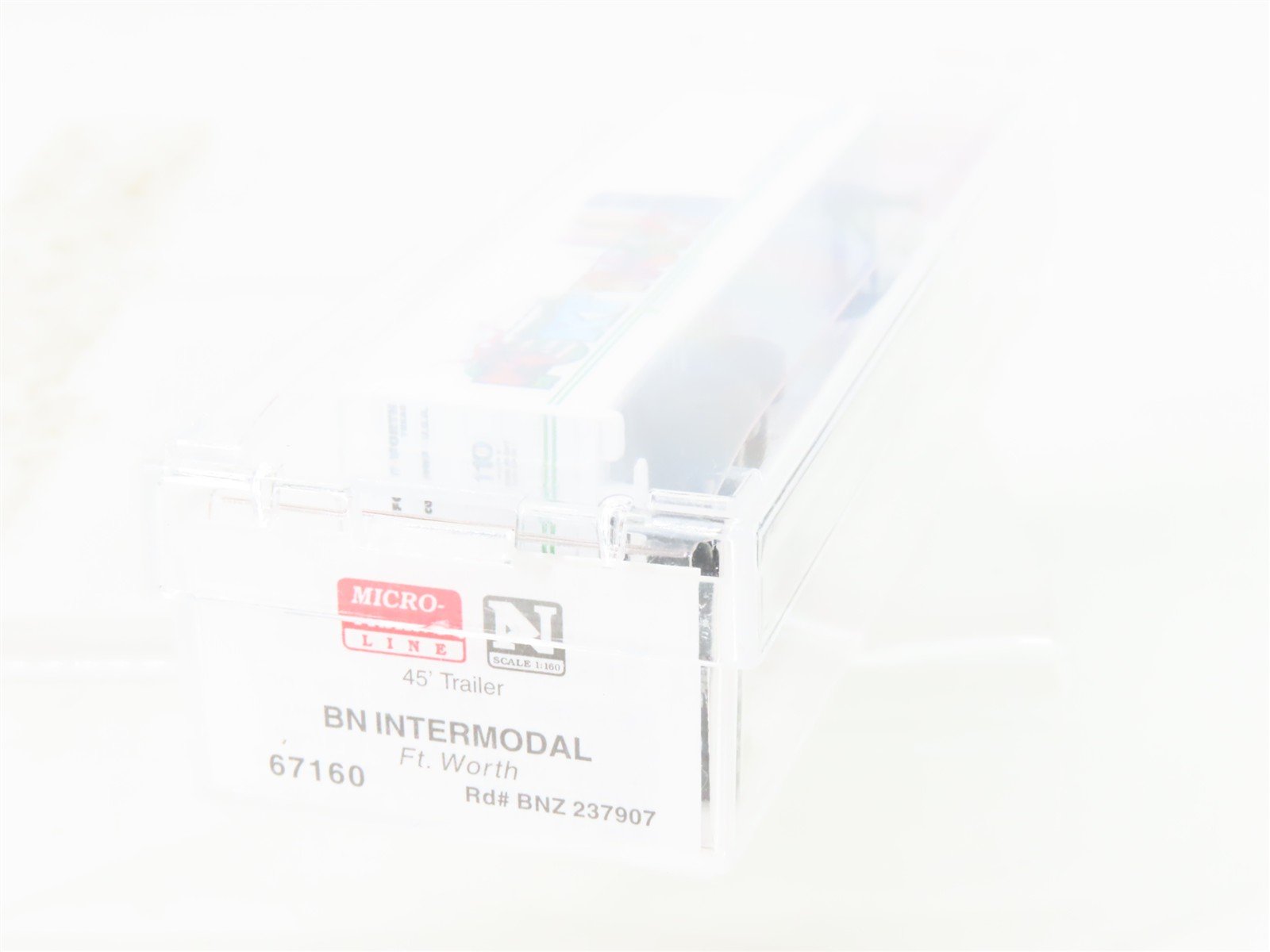 N Scale Micro-Trains MTL 67160 BN Intermodal Ft Worth 45' Trailer #237907