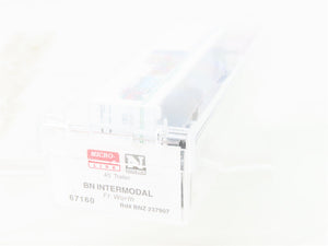 N Scale Micro-Trains MTL 67160 BN Intermodal Ft Worth 45' Trailer #237907