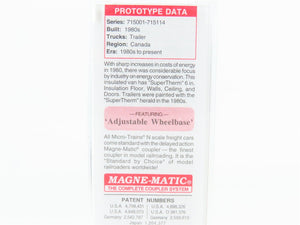 N Scale Micro-Trains MTL 45200080 CNPZ Canadian National 48' Trailer #715087