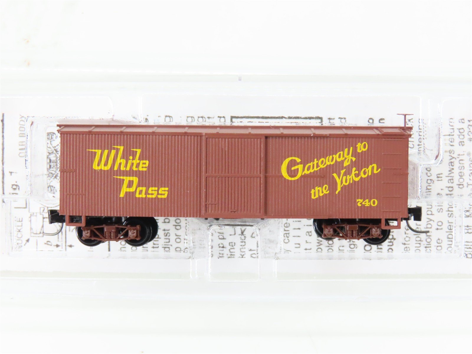 Nn3 Scale Micro-Trains MTL 15111 WP&Y White Pass & Yukon 30' Box Car #740
