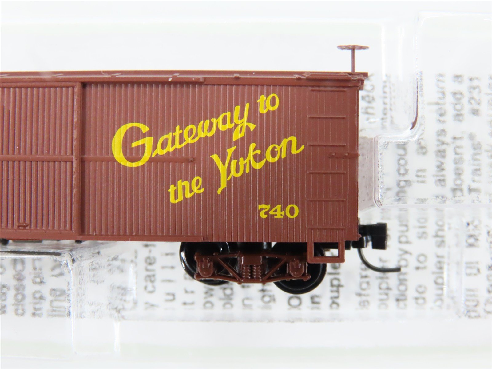 Nn3 Scale Micro-Trains MTL 15111 WP&Y White Pass & Yukon 30' Box Car #740