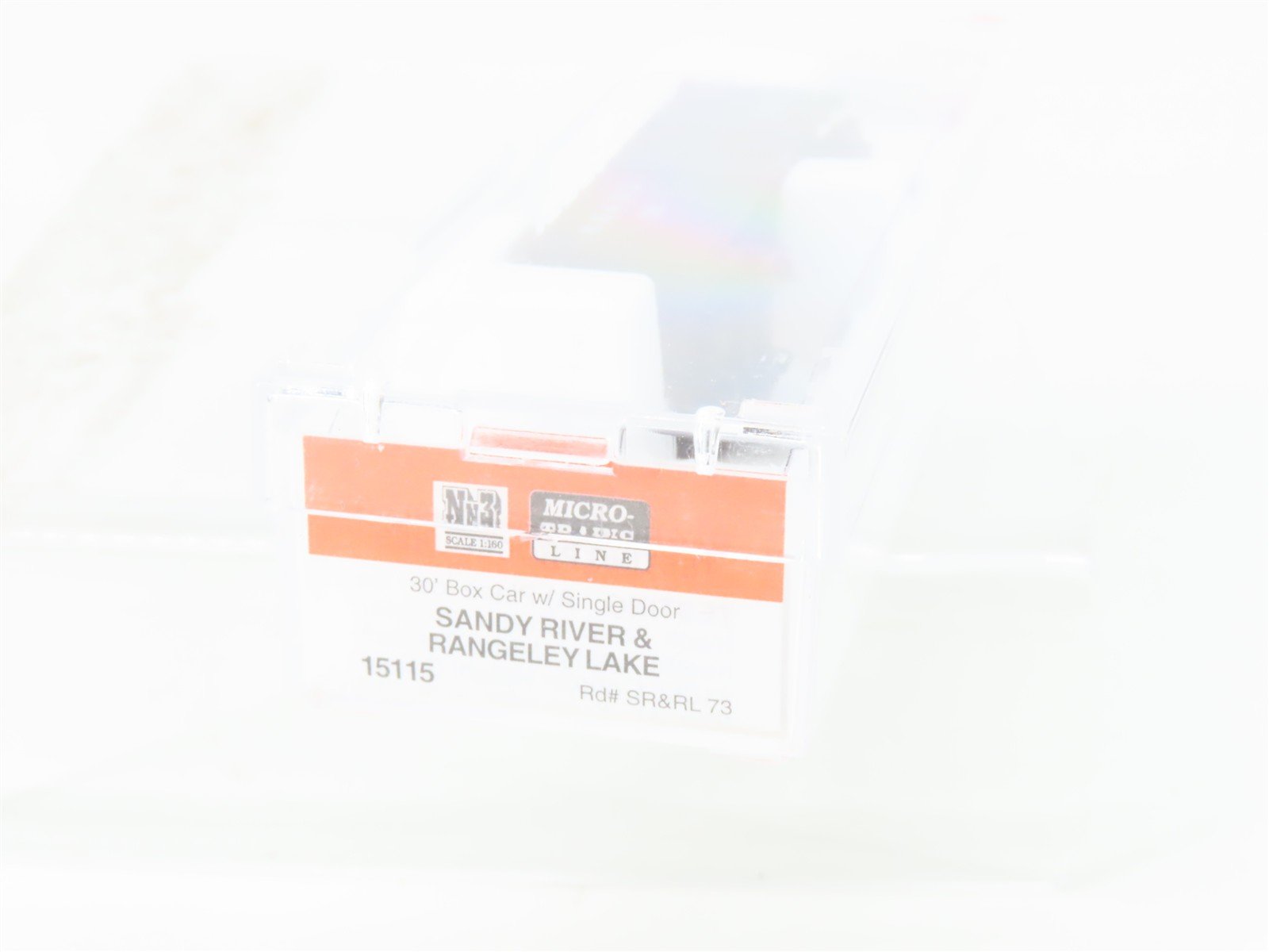 Nn3 Scale Micro-Trains MTL 15115 SR&RL Sandy River & Rangeley Lake Box Car #73