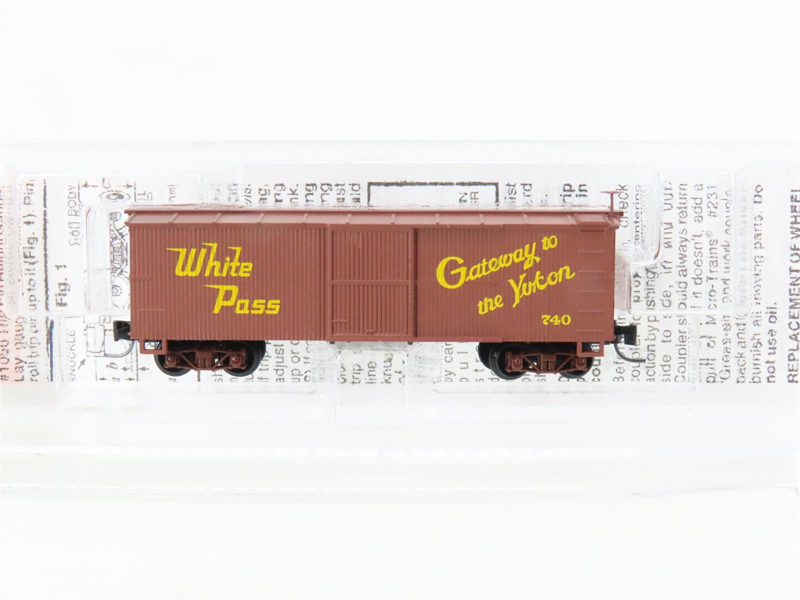 Nn3 Scale Micro-Trains MTL 15111 WP&Y White Pass & Yukon 30' Box Car #74