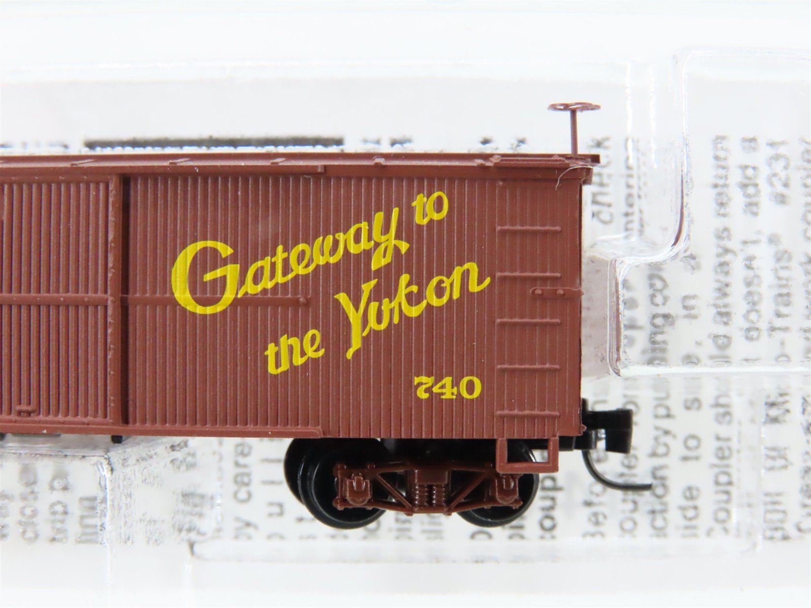 Nn3 Scale Micro-Trains MTL 15111 WP&Y White Pass & Yukon 30' Box Car #74