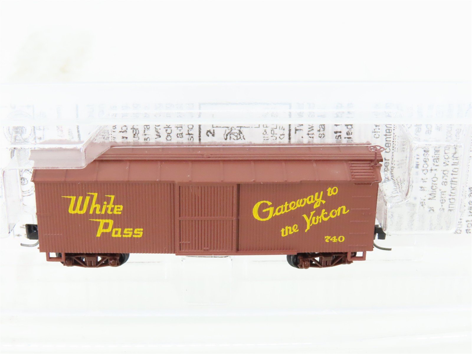 Nn3 Scale Micro-Trains MTL 15111 WP&Y White Pass & Yukon 30' Box Car #74