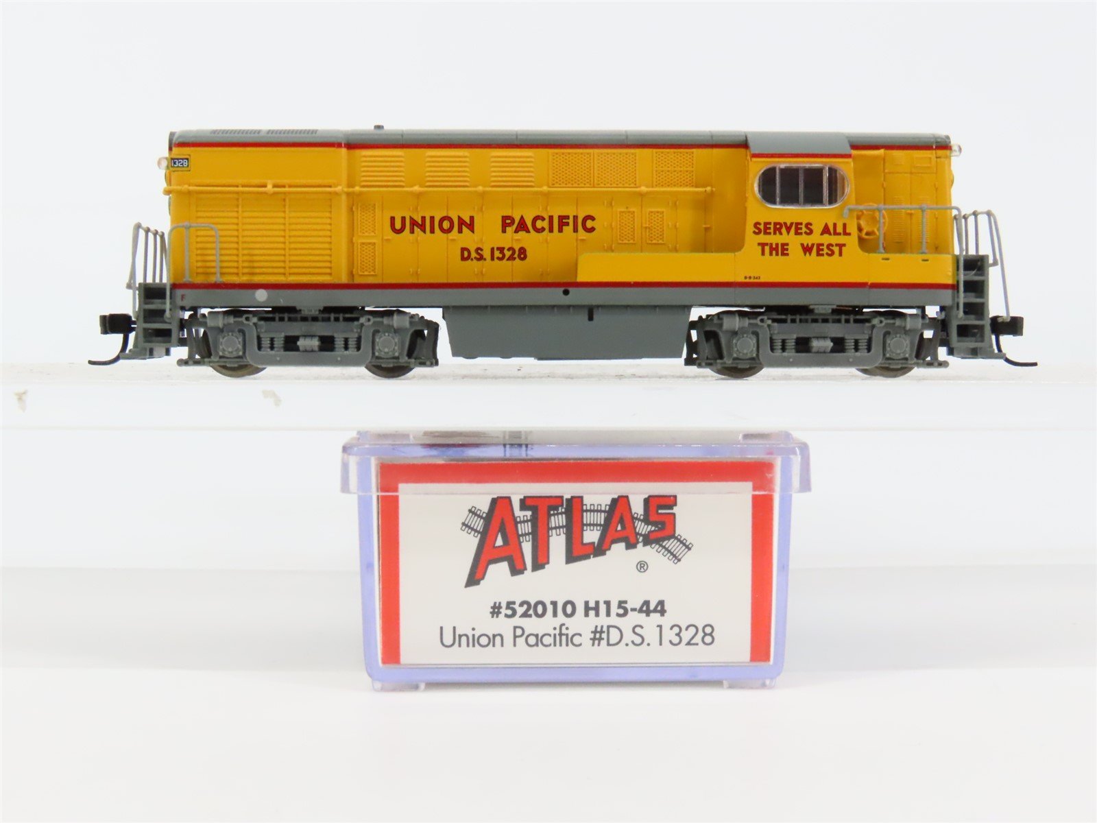 N Scale Atlas 52010 UP Union Pacific H15-44 Diesel Locomotive #DS1328