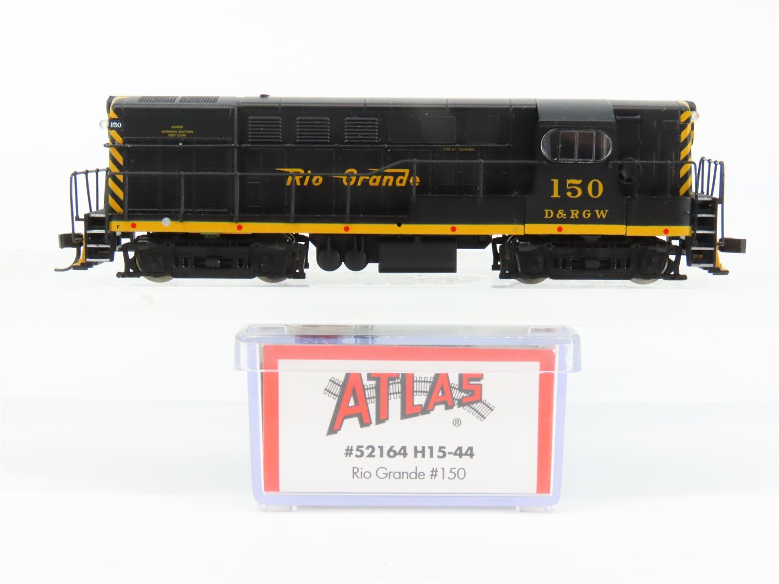 N Scale Atlas 52164 DRGW Rio Grande H15-44 Diesel Locomotive #150