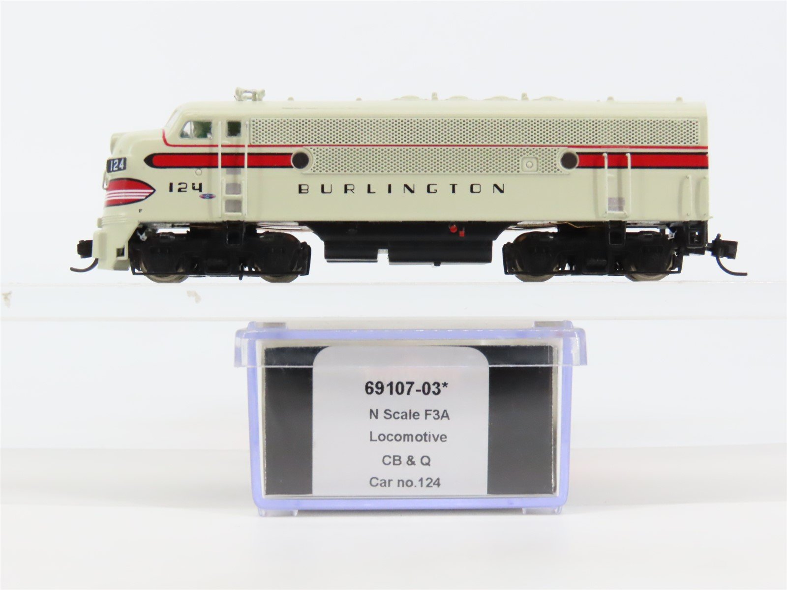 N Scale Intermountain 69107-03 CBQ Burlington F3A Diesel Locomotive #125
