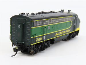 N Scale Intermountain 69260-02 NP Northern Pacific Main Street F7A Diesel #6510C