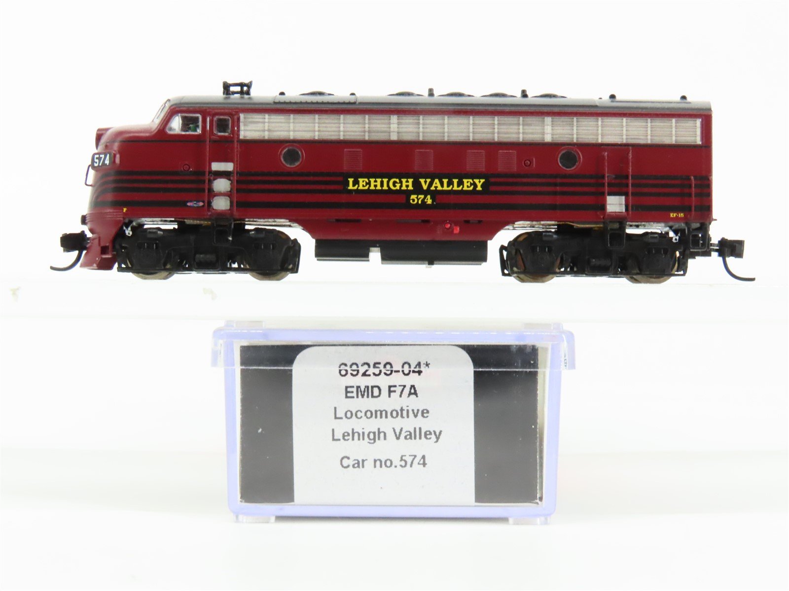 N Scale Intermountain 69259-04 LV Lehigh Valley F7A Diesel Locomotive #574