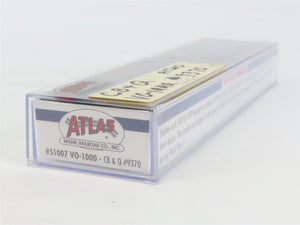 N Scale Atlas 51007 CBQ Burlington VO-1000 Diesel Locomotive #9370
