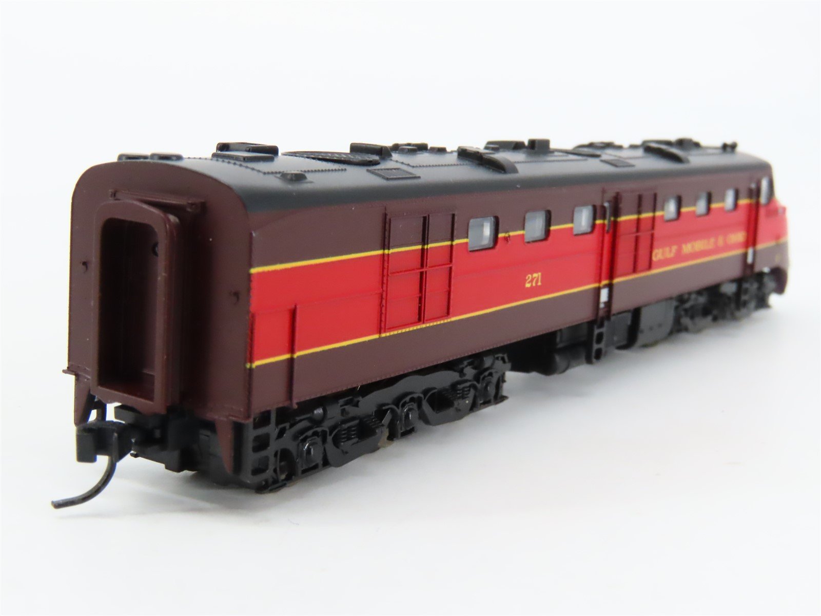 N Scale Life-Like 7707 GMO Gulf Mobile & Ohio ALCO DL-109 Diesel Locomotive #271