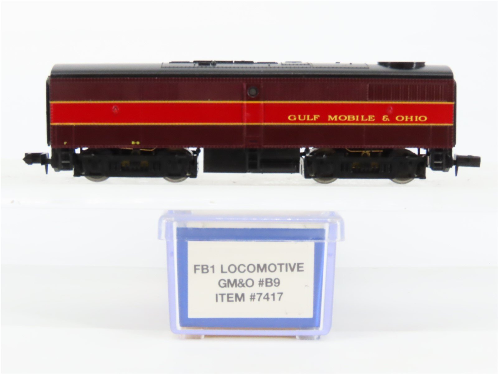 N Scale Life-Like 7417 GMO Gulf Mobile & Ohio ALCO FB1 Diesel Locomotive #B9