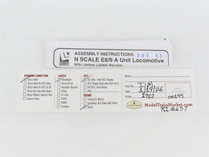 N Scale Life-Like 7835 RI Rock Island 