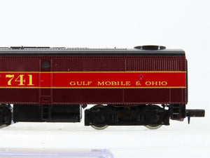 N Scale Life-Like 7417 GMO Gulf Mobile & Ohio ALCO FA1 Diesel Locomotive #741