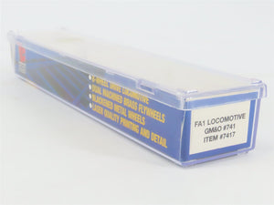 N Scale Life-Like 7417 GMO Gulf Mobile & Ohio ALCO FA1 Diesel Locomotive #741