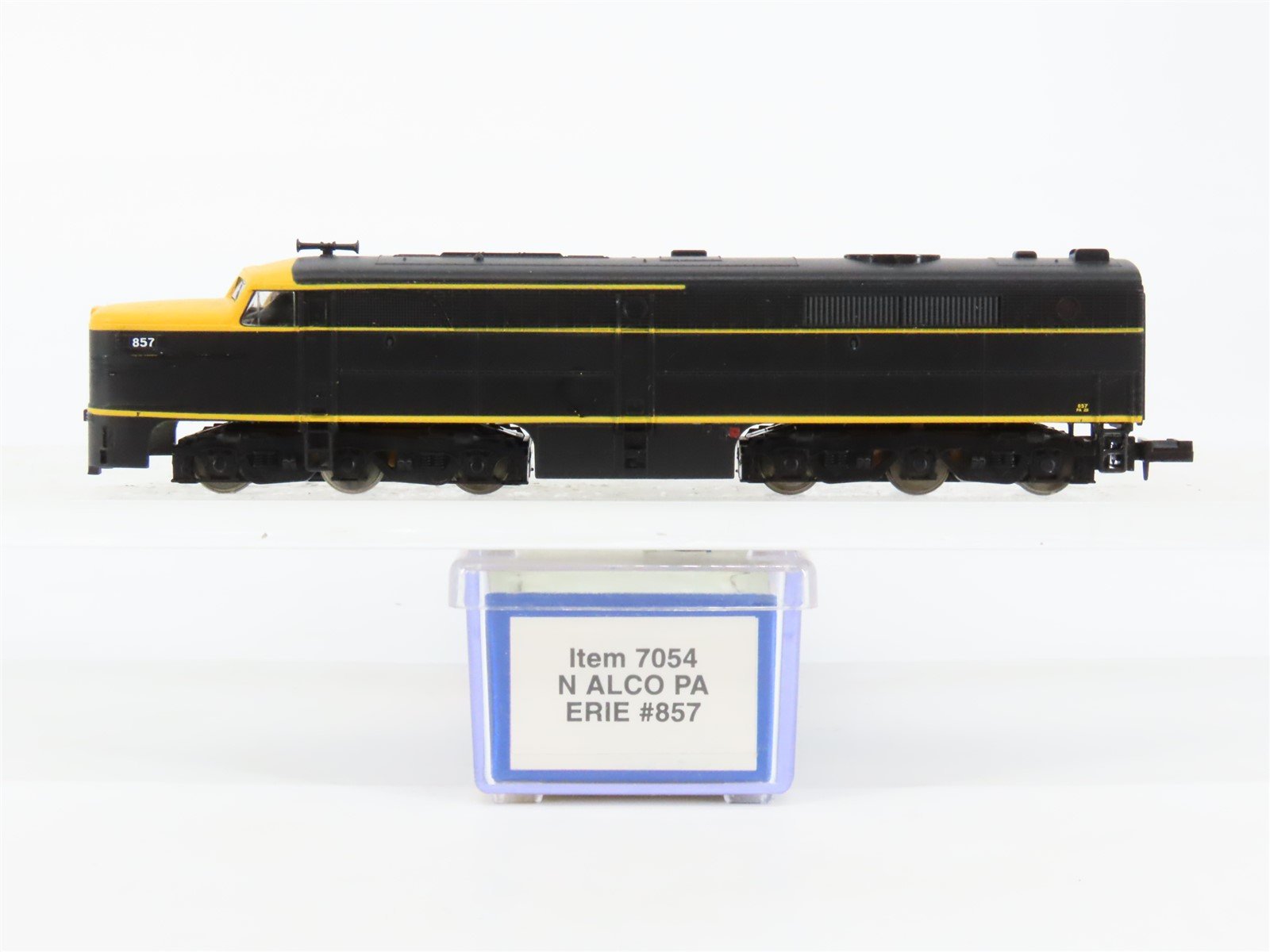 N Scale Life-Like 7054 Unlettered ERIE ALCO PA Diesel #857 - Custom