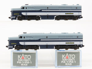 N KATO 106-0901 WAB Wabash ALCO PA1/PA1 Diesel Set #1020A/1021A - DCC Ready
