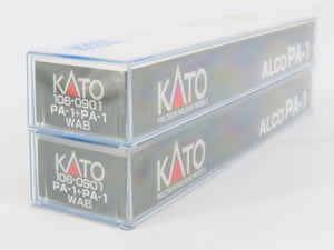 N KATO 106-0901 WAB Wabash ALCO PA1/PA1 Diesel Set #1020A/1021A - DCC Ready
