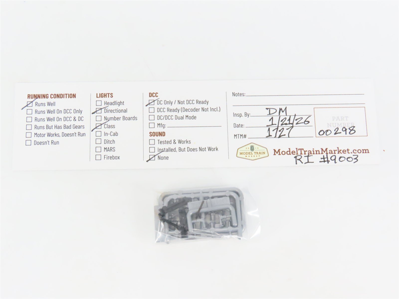 N Scale KATO RI Rock Island Budd RDC-3 Rail Diesel Car #9003