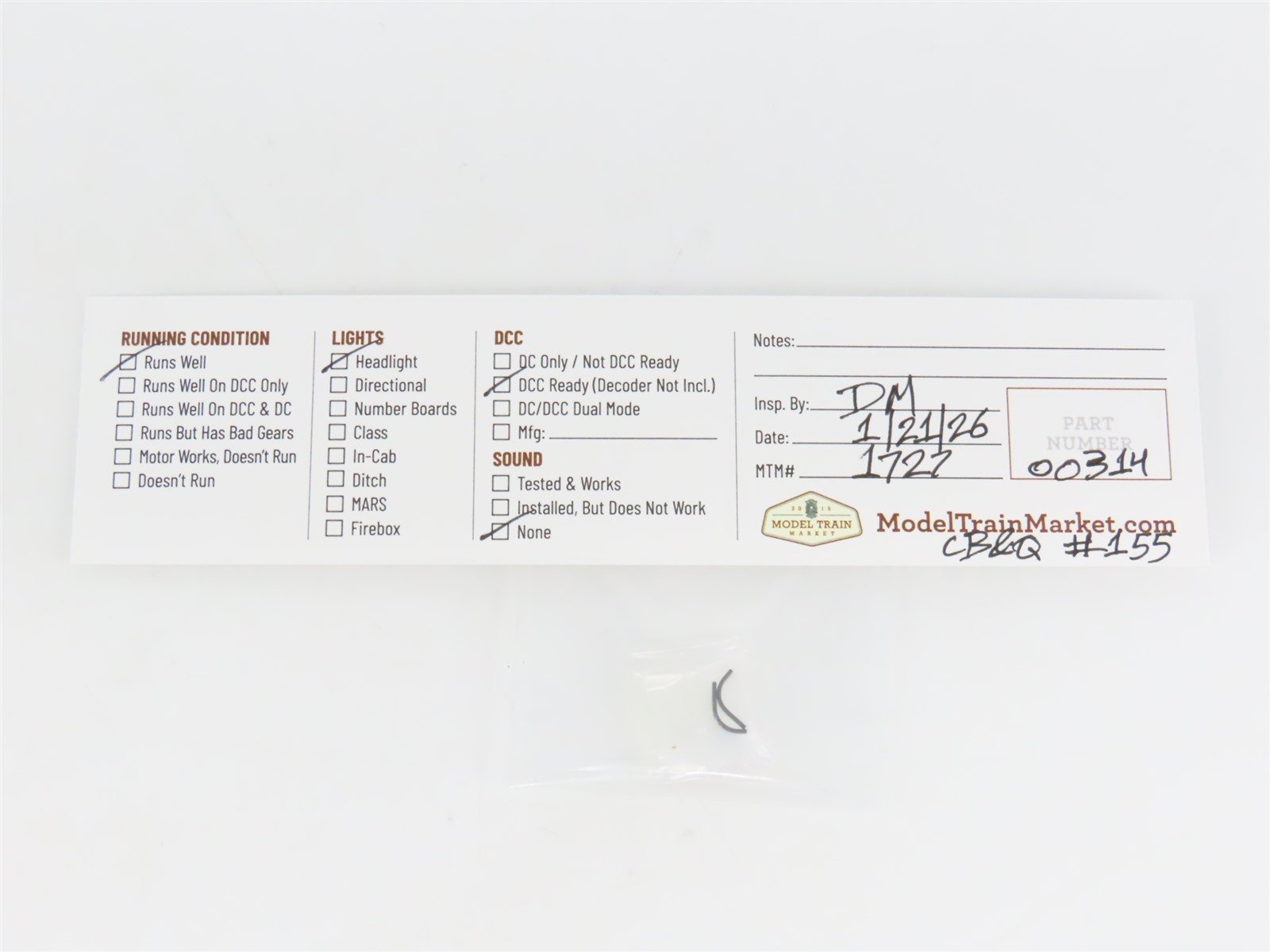 N Scale KATO CB&Q Burlington Route EMD F2A Diesel Locomotive #155 - DCC Ready