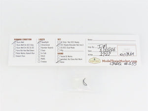 N Scale KATO CB&Q Burlington Route EMD F2A Diesel Locomotive #155 - DCC Ready