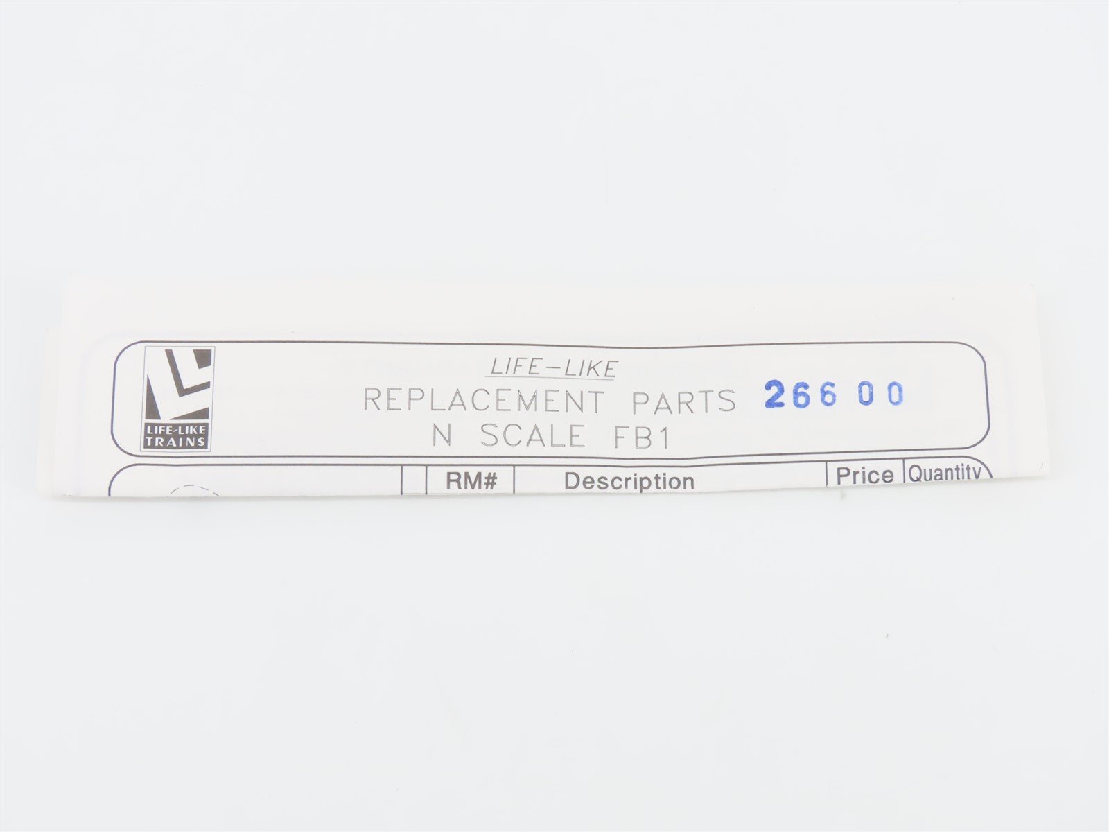 N Scale Life-Like 7416 Unlettered ERIE ALCO FB1 Diesel Locomotive No# - Custom