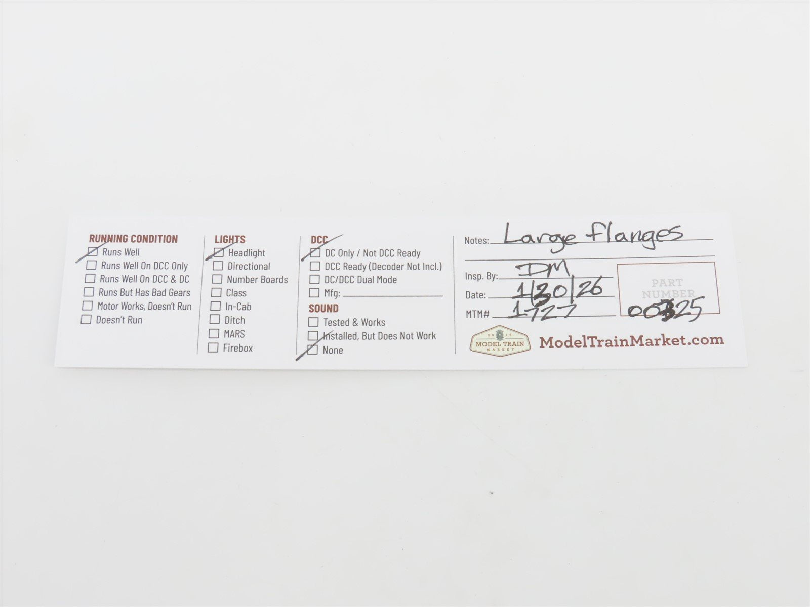 N Scale Life-Like 7415 Unlettered ERIE ALCO FA1 Diesel Locomotive #725 - Custom