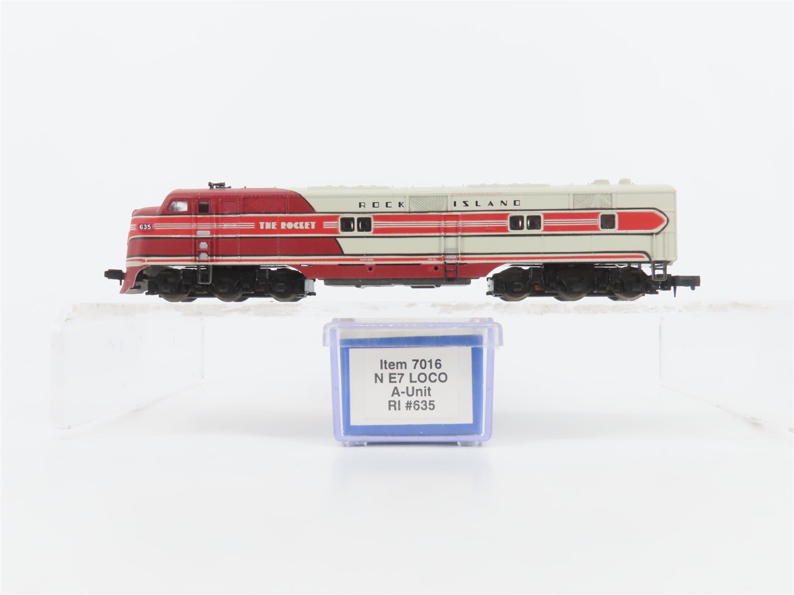 N Scale Life-Like 7016 RI Rock Island "Rocket" EMD E7A Diesel Locomotive #635
