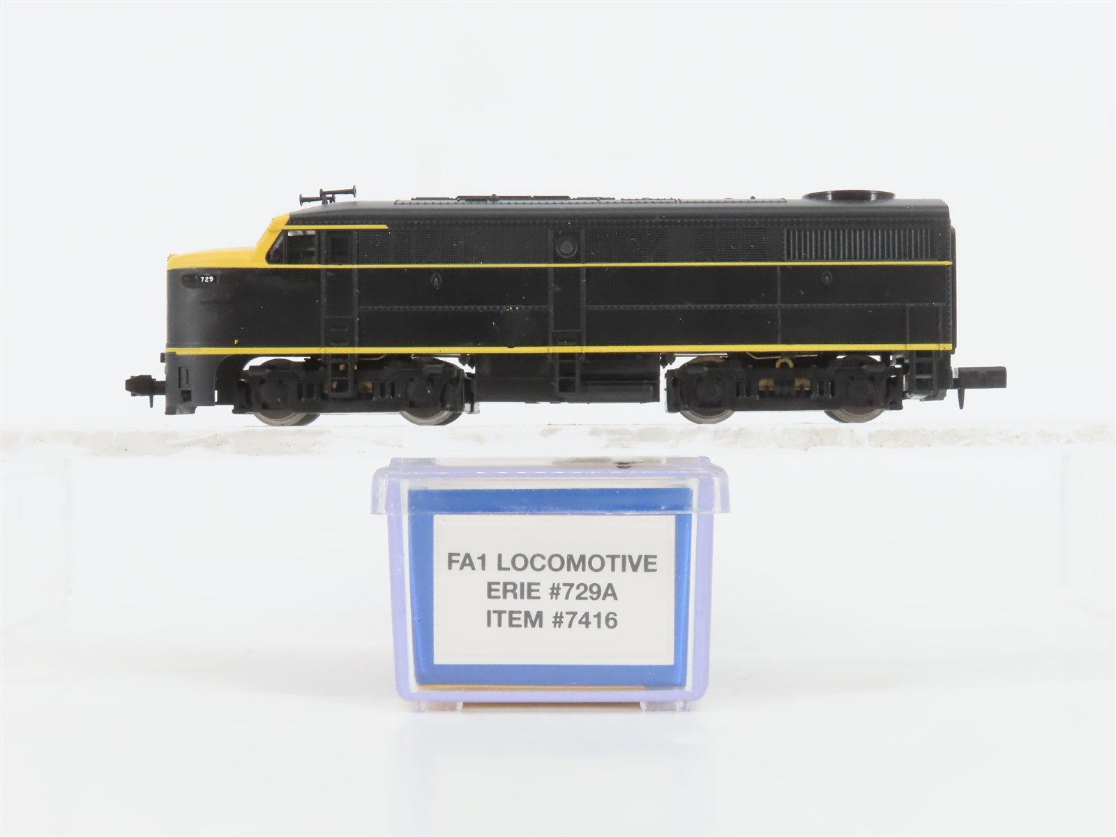 N Scale Life-Like 7416 Unlettered ERIE ALCO FA1 Diesel Locomotive #729 - Custom