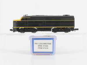 N Scale Life-Like 7416 Unlettered ERIE ALCO FA1 Diesel Locomotive #729 - Custom