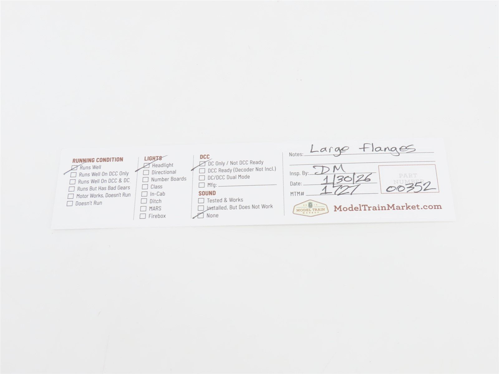 N Scale Life-Like 7416 Unlettered ERIE ALCO FA1 Diesel Locomotive #729 - Custom