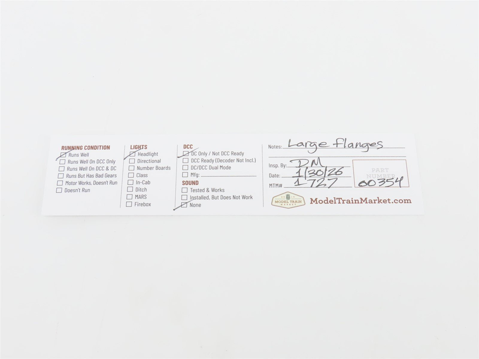 N Scale Life-Like 7416 Unlettered ERIE ALCO PA Diesel Locomotive #729 - Custom