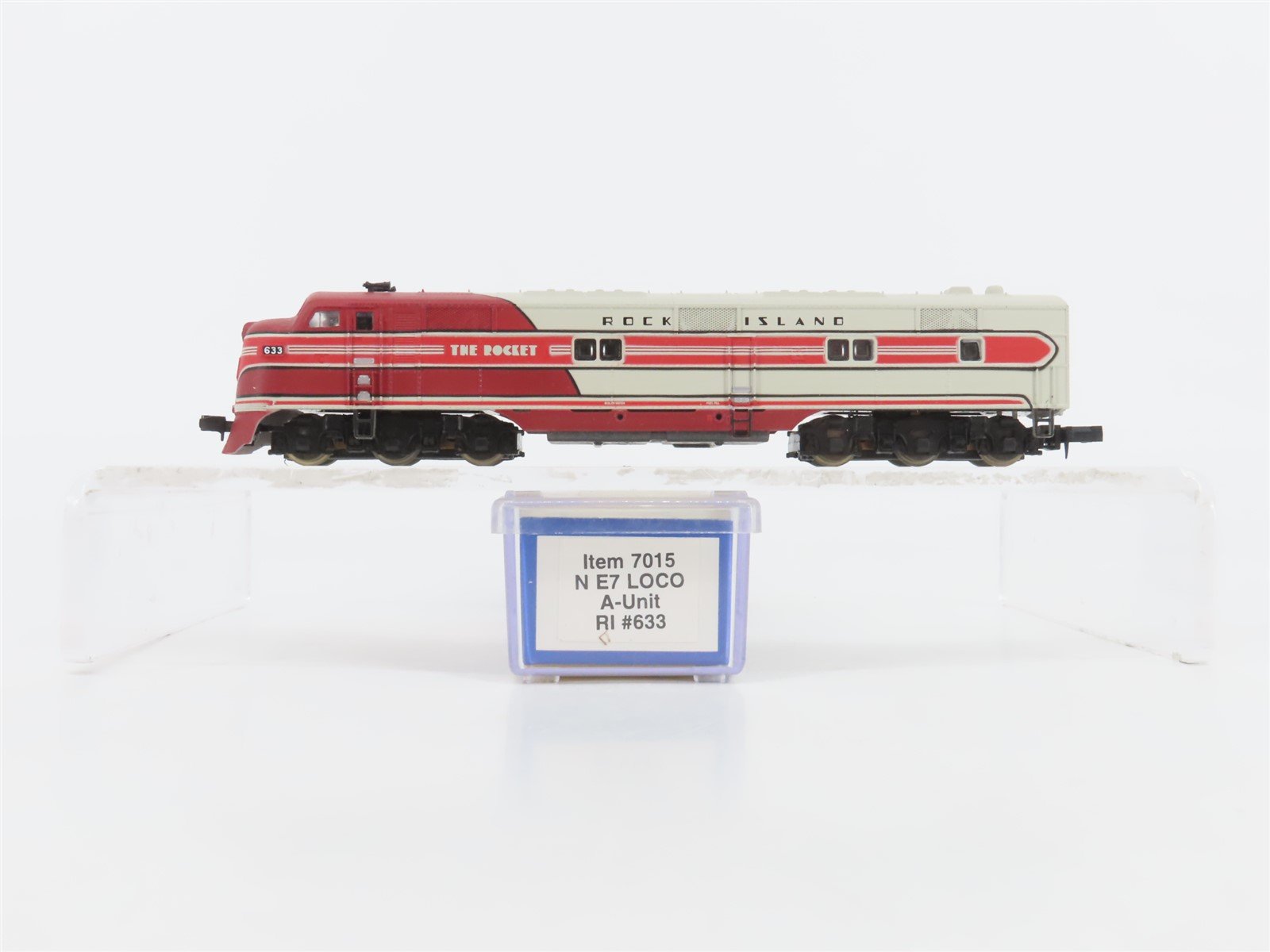 N Scale Life-Like 7015 RI Rock Island "Rocket" EMD E7A Diesel Locomotive #633