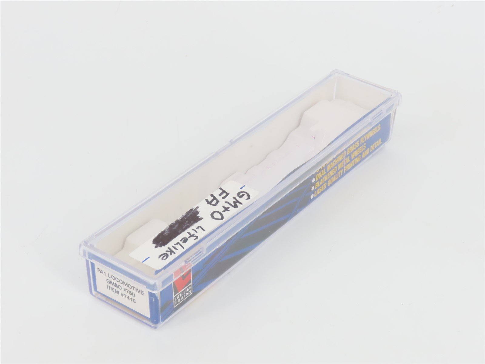 N Scale Life-Like 7418 GMO Gulf Mobile & Ohio ALCO FA1 Diesel Locomotive #750