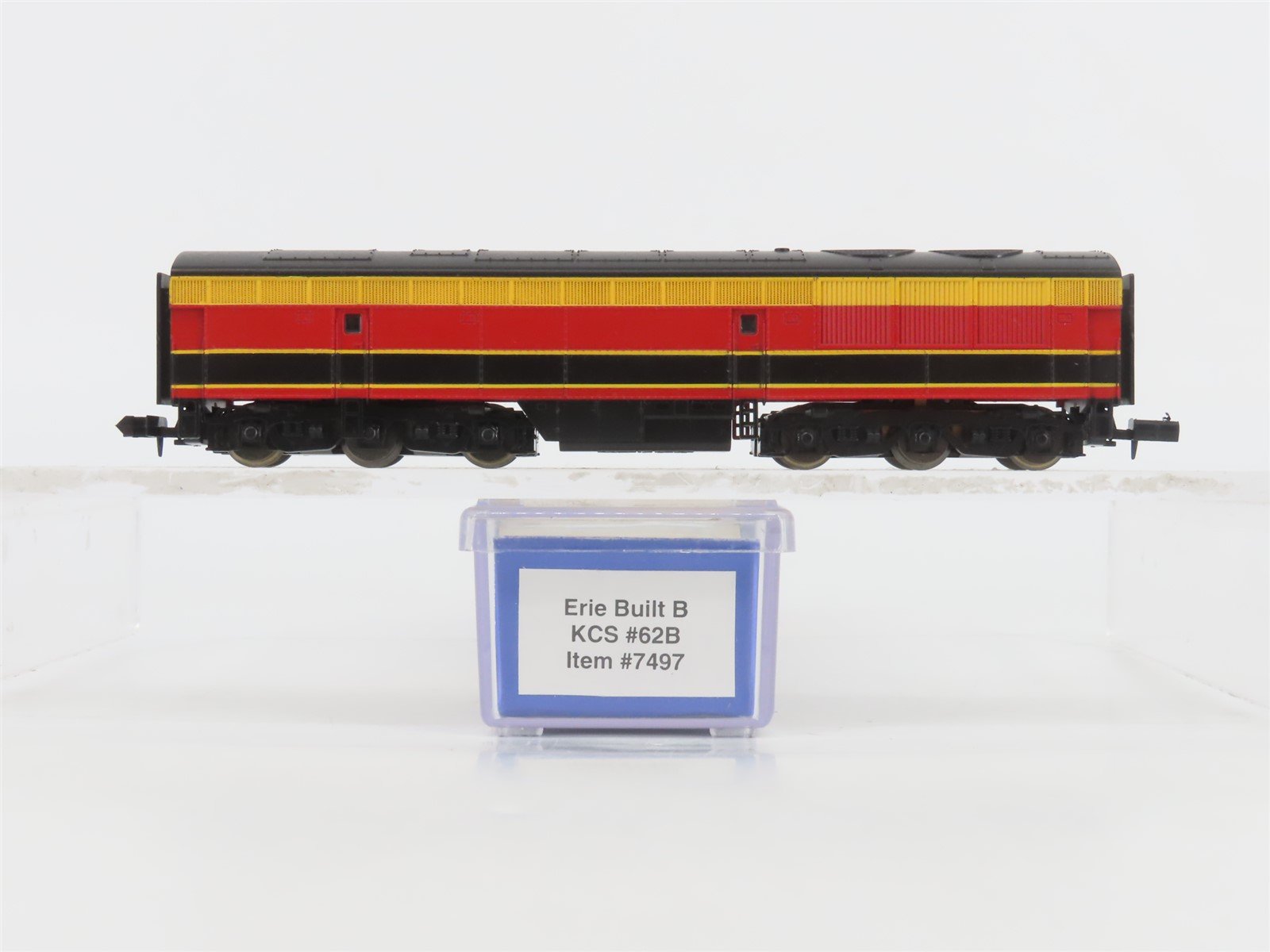 N Scale Life-Like 7497 KCS Kansas City Southern FM Erie-Built B-Unit Diesel #62B