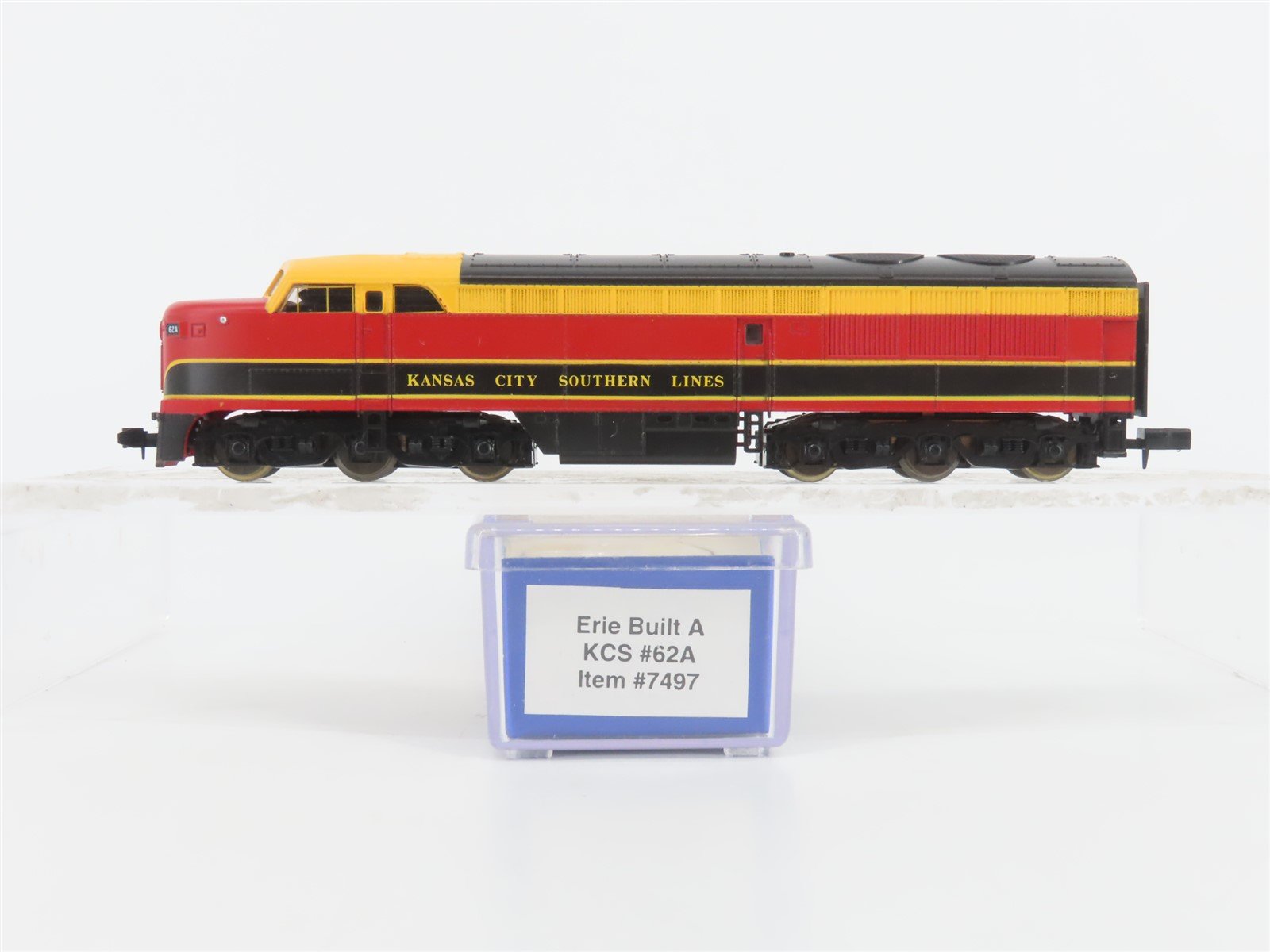 N Scale Life-Like 7497 KCS Kansas City Southern FM Erie-Built A-Unit Diesel #62A