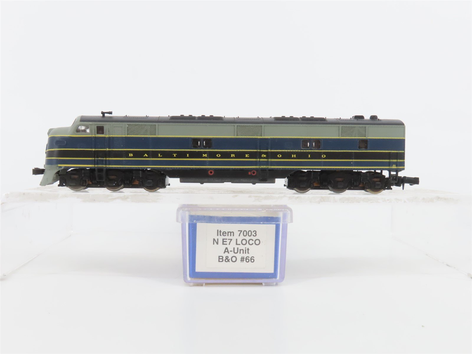 N Scale Life-Like 7003 B&O Baltimore & Ohio EMD E7A Diesel Locomotive #66