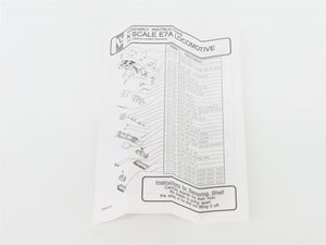 N Scale Life-Like 7028 CB&Q Burlington Route EMD E7A Diesel Locomotive #9924A