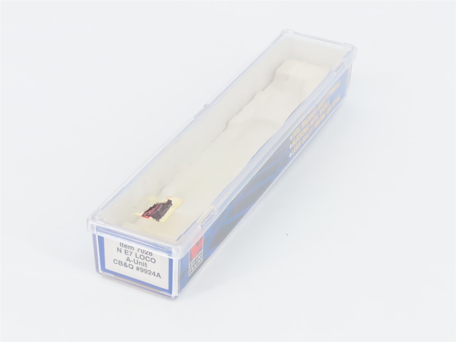 N Scale Life-Like 7028 CB&Q Burlington Route EMD E7A Diesel Locomotive #9924A