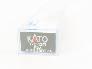 N Scale KATO 176-1311 CBQ Burlington F3A Diesel Locomotive #9962A