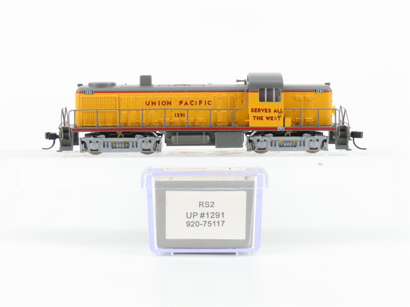 N Scale Life-Like 920-75117 UP Union Pacific RS2 Diesel Locomotive #1291