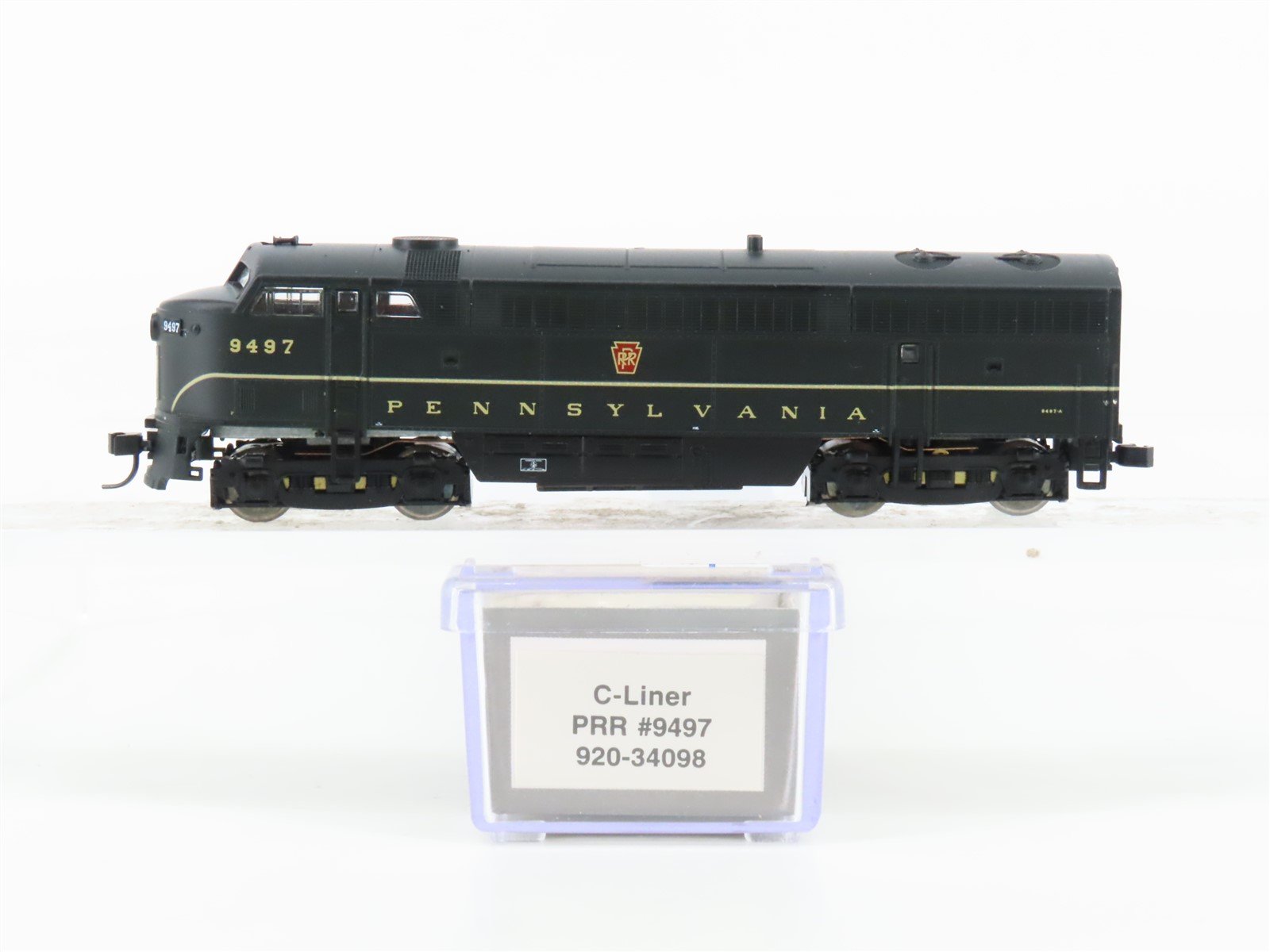 N Scale Life-Like 920-34097 PRR Pennsylvania C-Liner A Unit Diesel Loco #9451