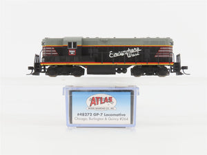 N Scale Atlas 48272 CBQ Burlington GP7 Diesel Locomotive #264