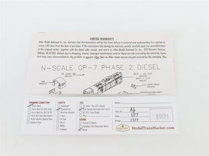 N Scale Atlas 48272 CBQ Burlington GP7 Diesel Locomotive #264