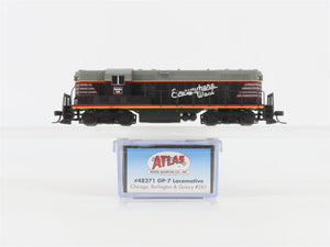 N Scale Atlas 48271 CBQ Burlington GP7 Diesel Locomotive #261