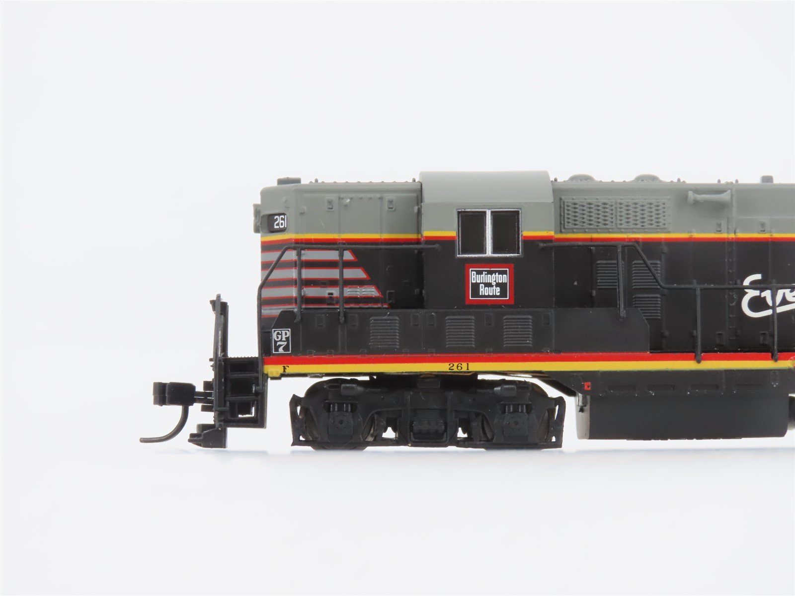 N Scale Atlas 48271 CBQ Burlington GP7 Diesel Locomotive #261
