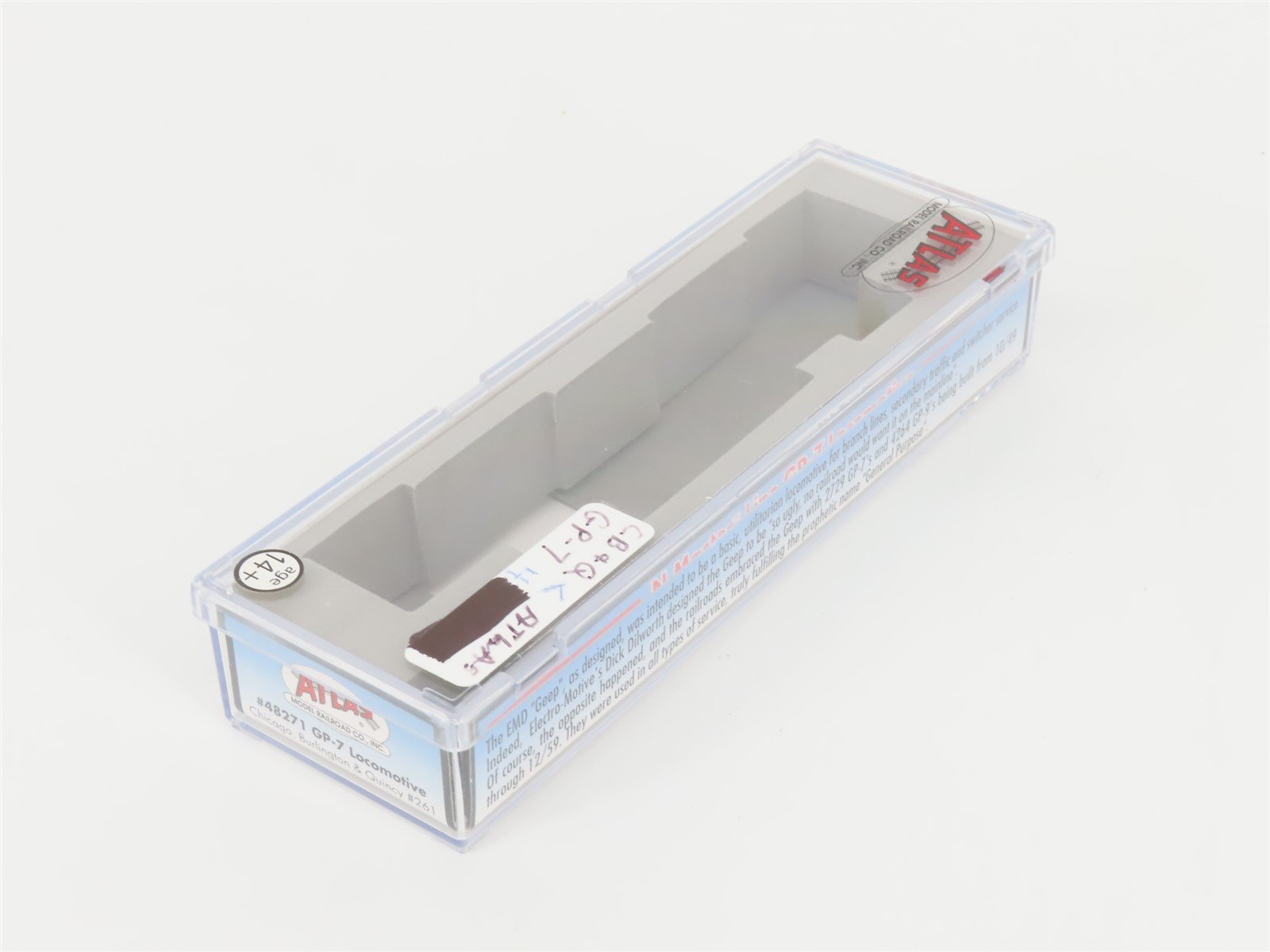 N Scale Atlas 48271 CBQ Burlington GP7 Diesel Locomotive #261