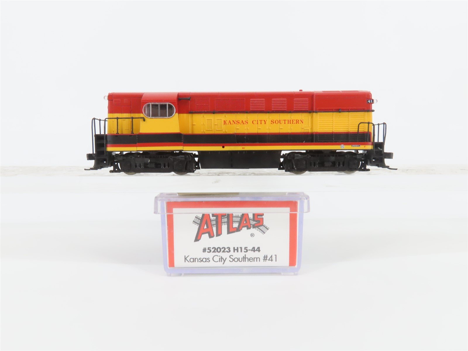 N Scale Atlas 52023 KCS Kansas City Southern H15-44 Diesel Locomotive #41