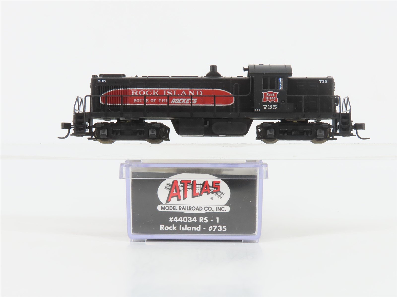 N Scale Atlas Classic 44034 RI Rock Island RS-1 Diesel Locomotive #735